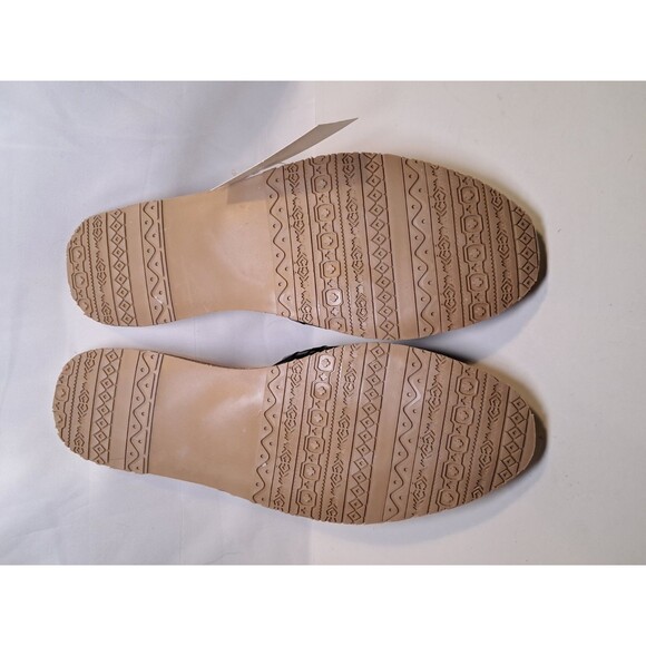 NEW SBICCA Lawrin Flat Sandal Slide Black Leather Open Toe Slip On PS100 Size 6 - Picture 8 of 8